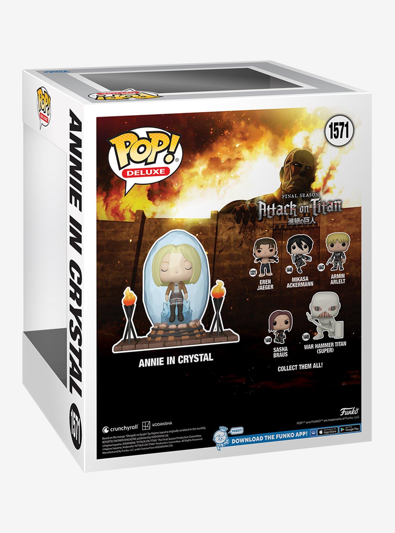 Funko Attack On Titan Pop! Deluxe Annie In Crystal Vinyl Figure Hot Topic Exclusive, , alternate