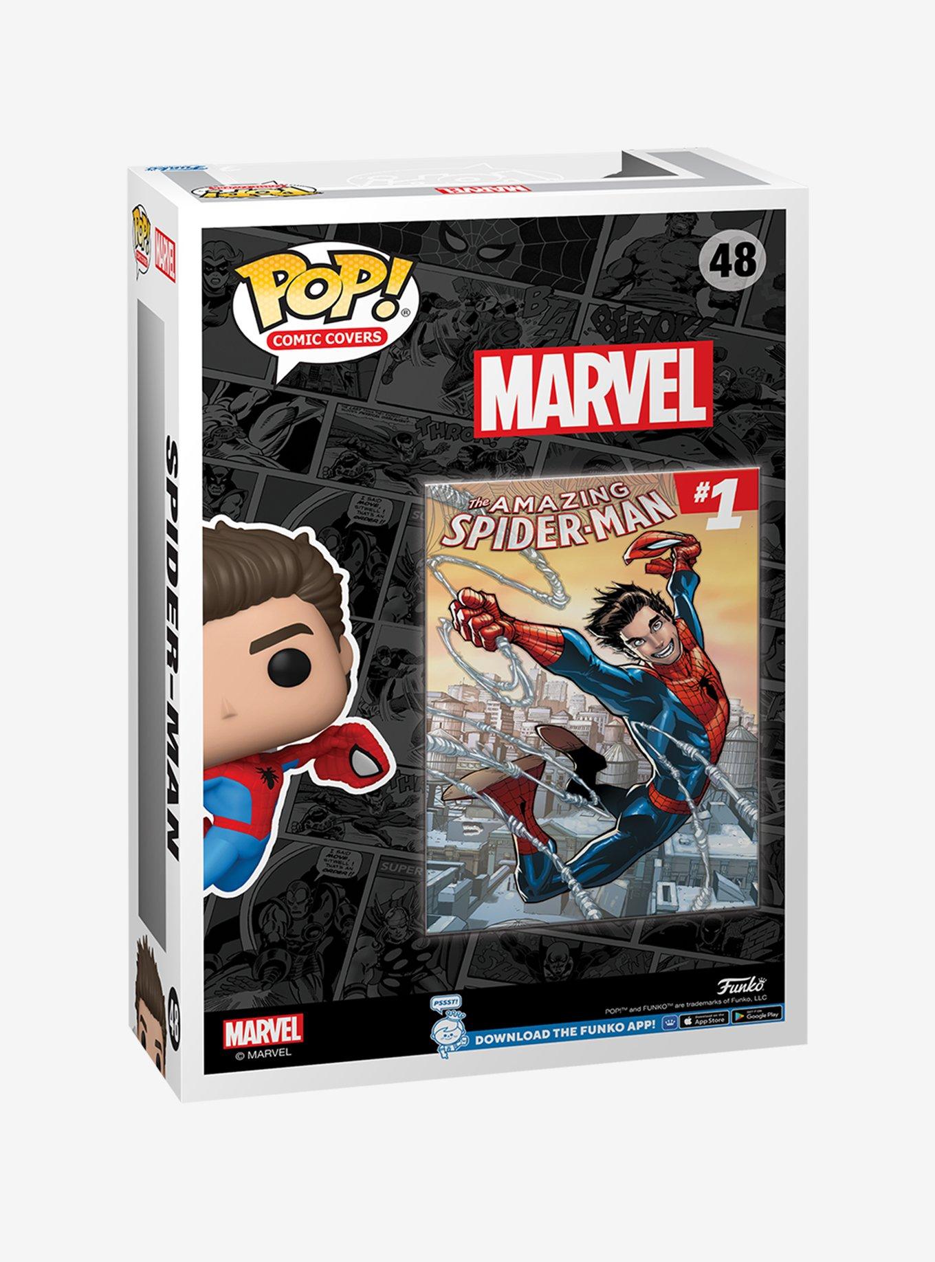 Funko Pop! Comic Covers - Marvel - Black Suit Spider-Man Web Of Spider - View #7