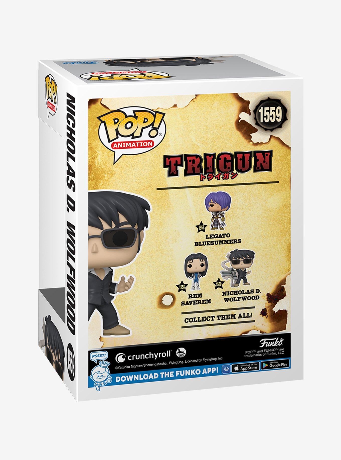 Funko Trigun Pop! Animation Nicholas D. Wolfwood Vinyl Figure, , alternate