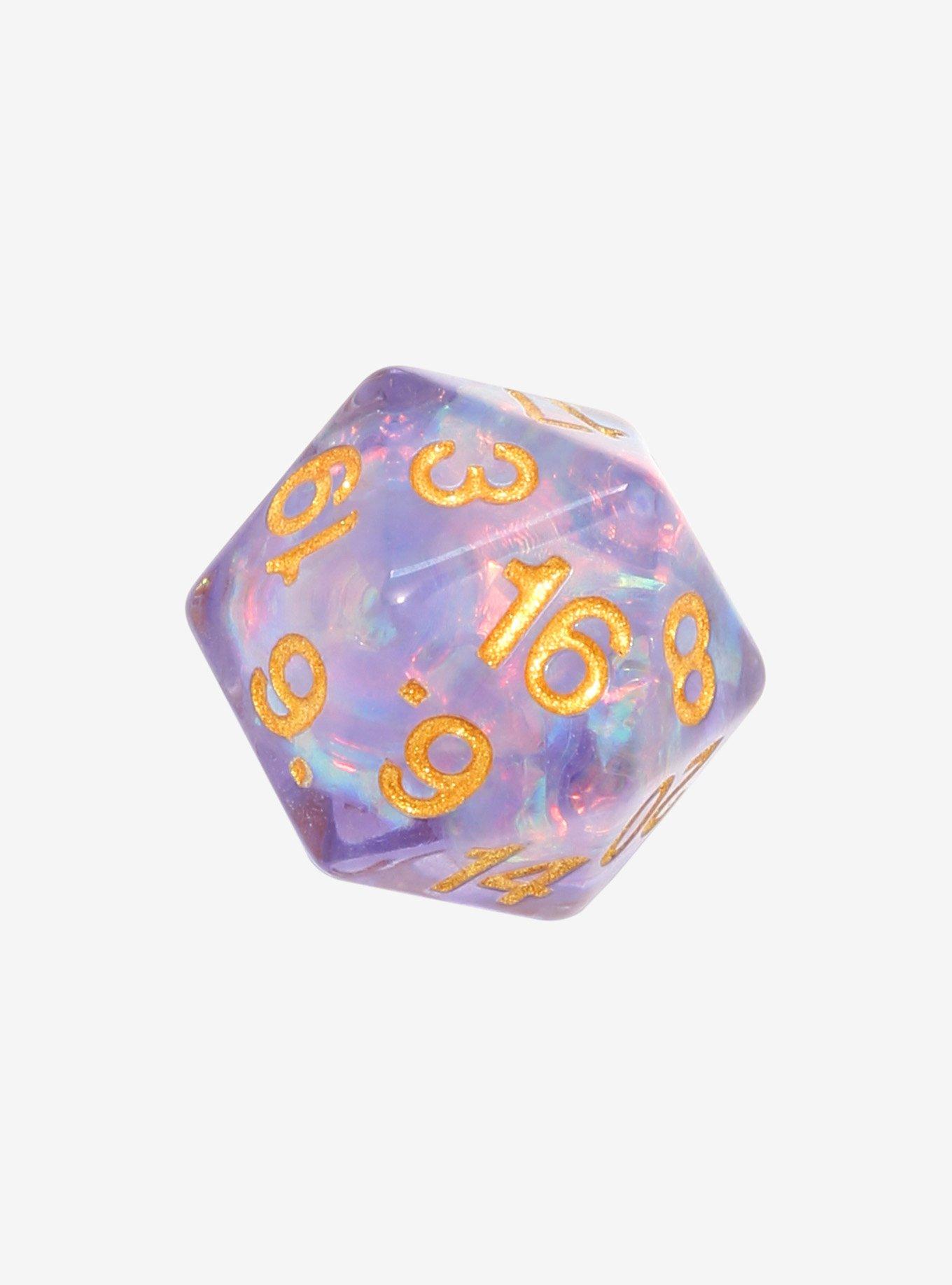 Iridescent Polyhedral Dice Set, , alternate
