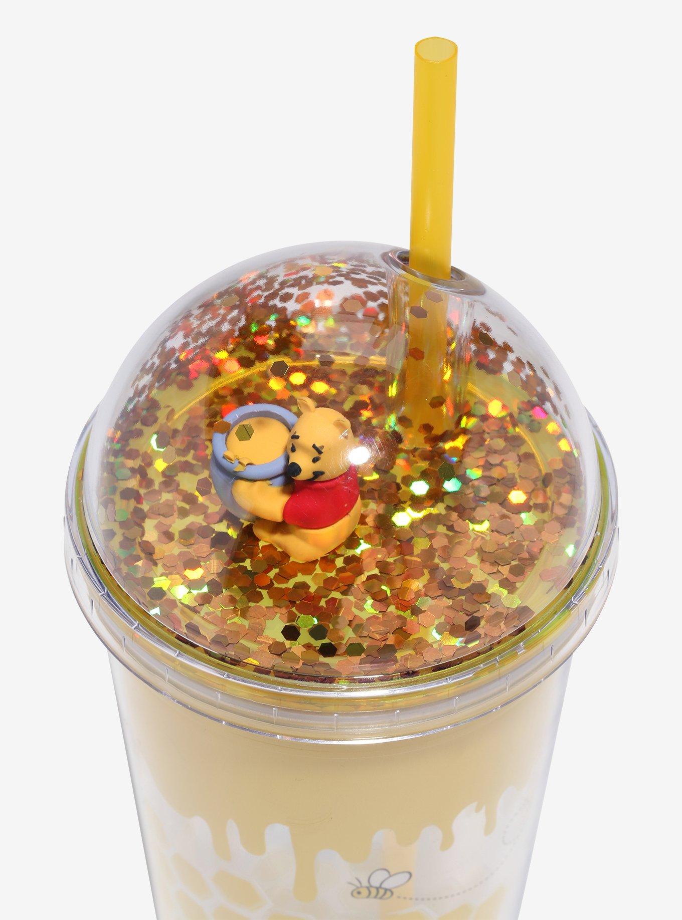 Disney Winnie The Pooh Glitter Dome Acrylic Travel Cup, , alternate
