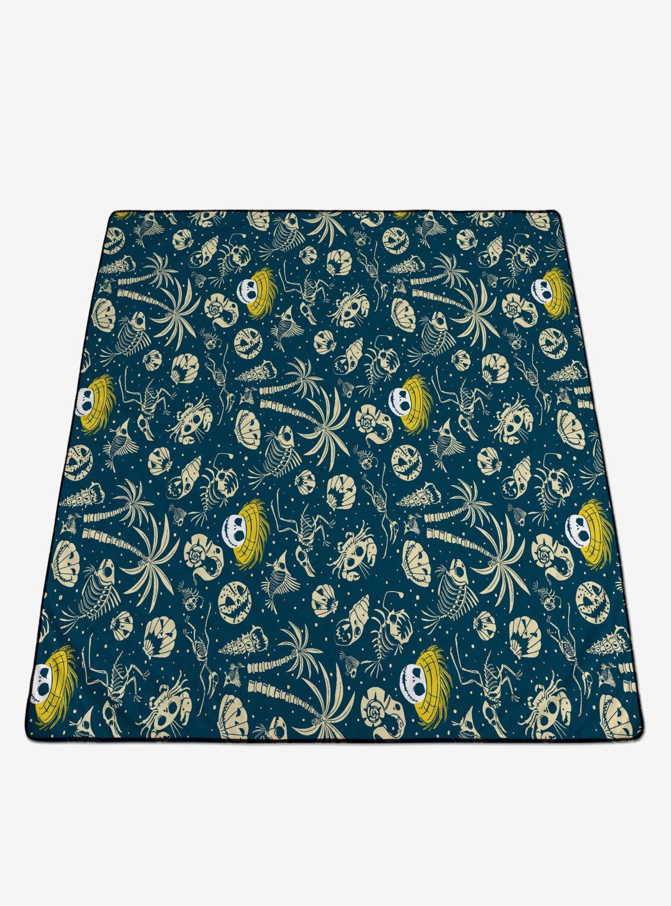 Disney Nightmare Before Christmas Jack & Sally Impresa Picnic Blanket, , alternate