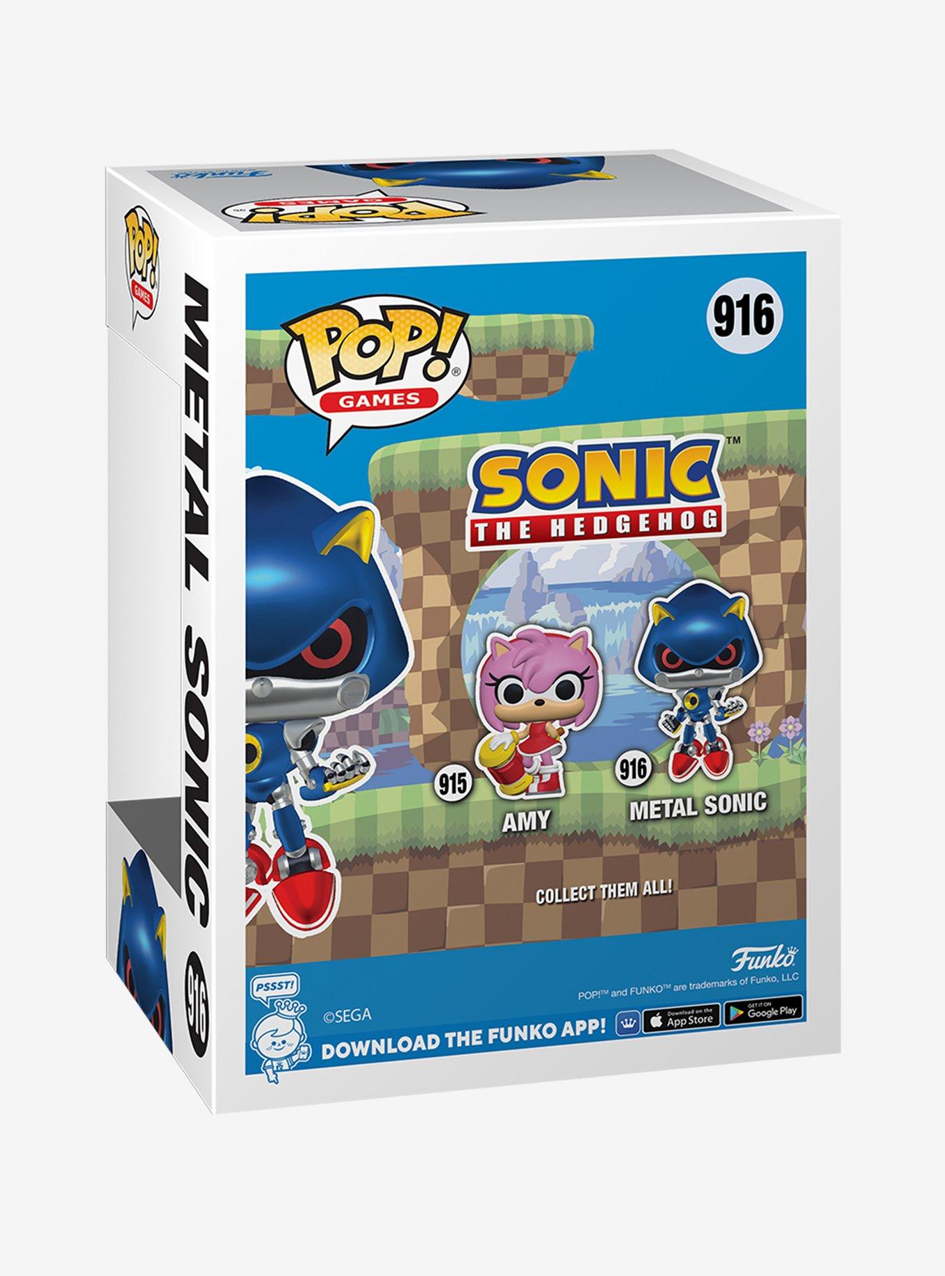 Funko Sonic The Hedgehog Pop! Games Metal Sonic Vinyl Figure, , alternate