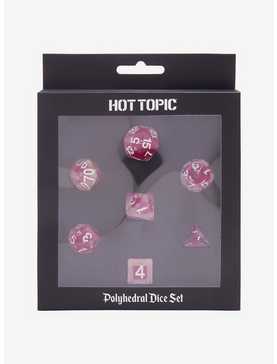 Hot Pink Polyhedral Dice Set, , hi-res