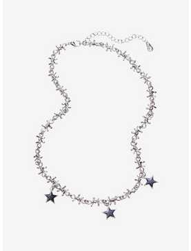 Social Collision® Star Barbed Wire Necklace, , hi-res
