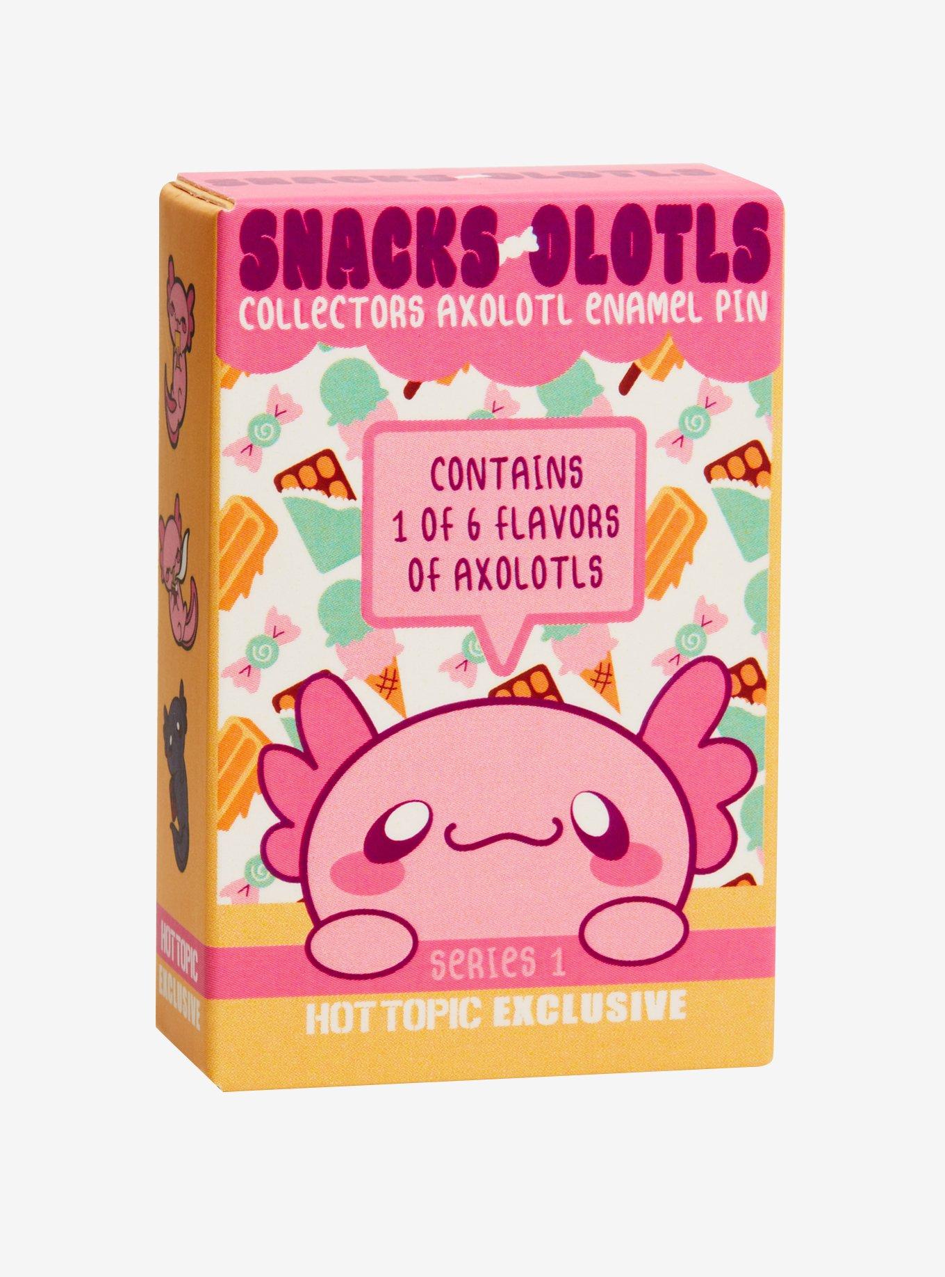 Snaxolotl Blind Box Enamel Pin Hot Topic Exclusive, , alternate