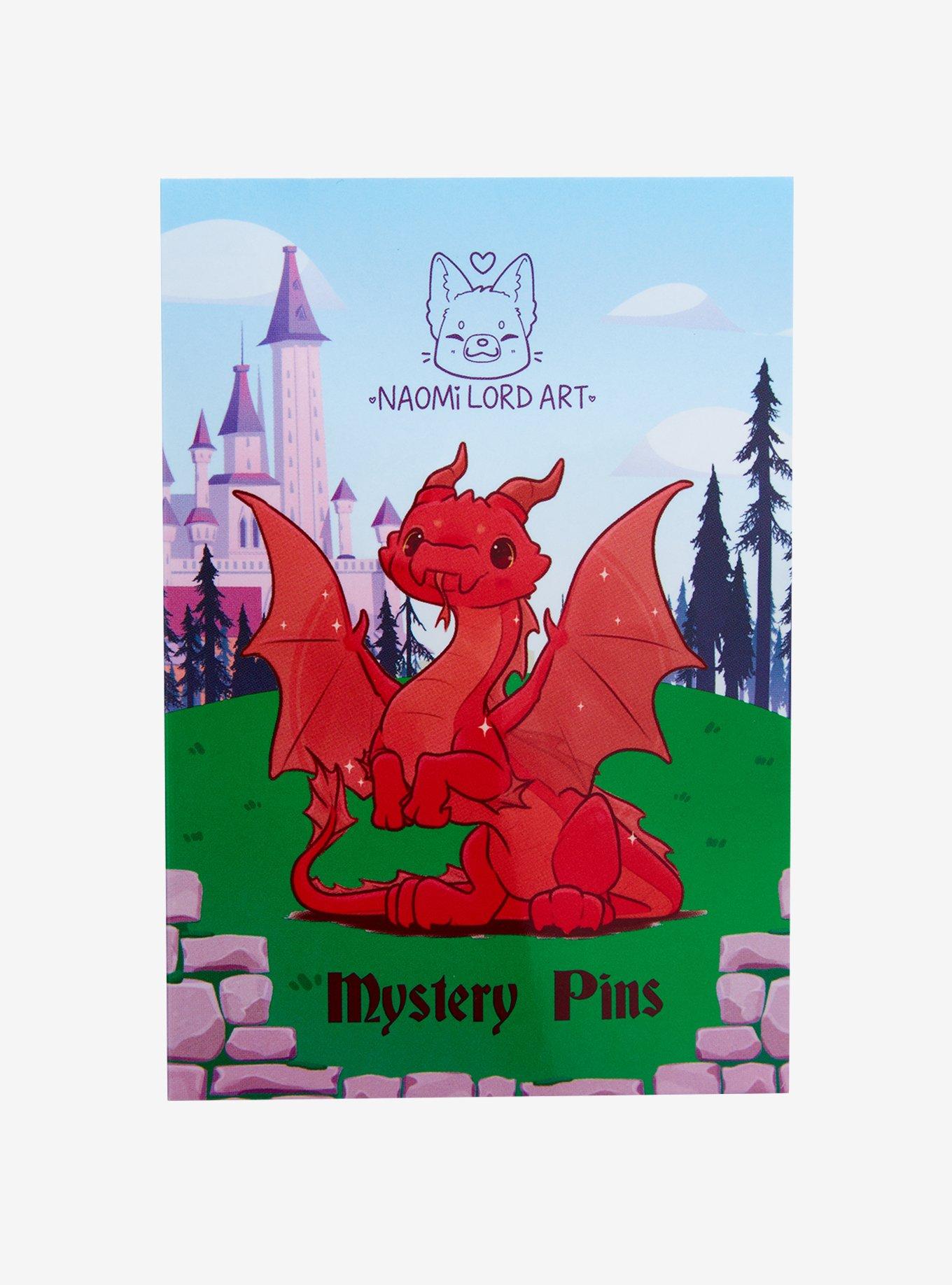 Fantasy Creatures Blind Bag Enamel Pin By Naomi Lord Art, , hi-res