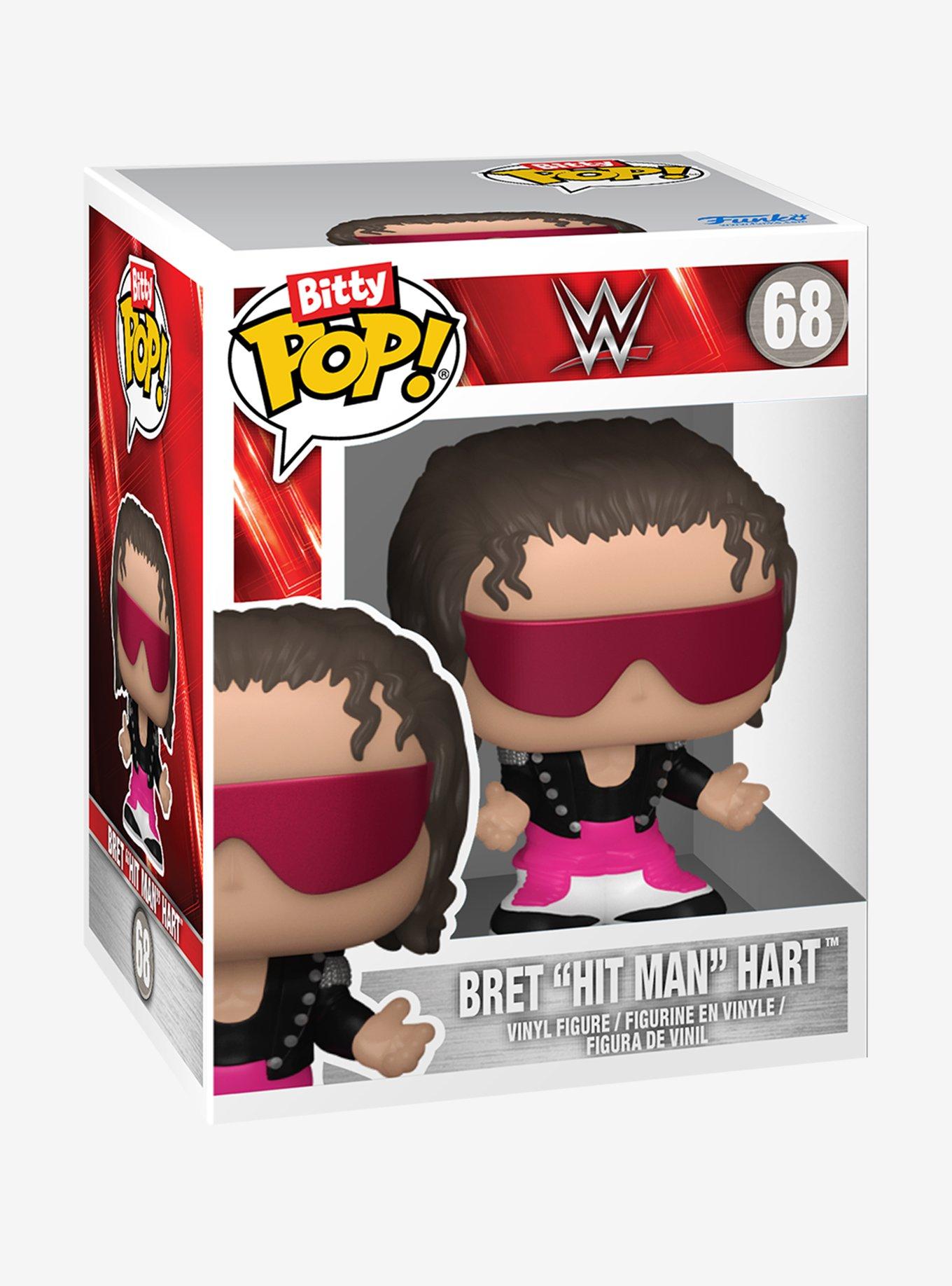 Funko WWE Bitty Pop! Bret Hart & More Vinyl Figure Set, , alternate