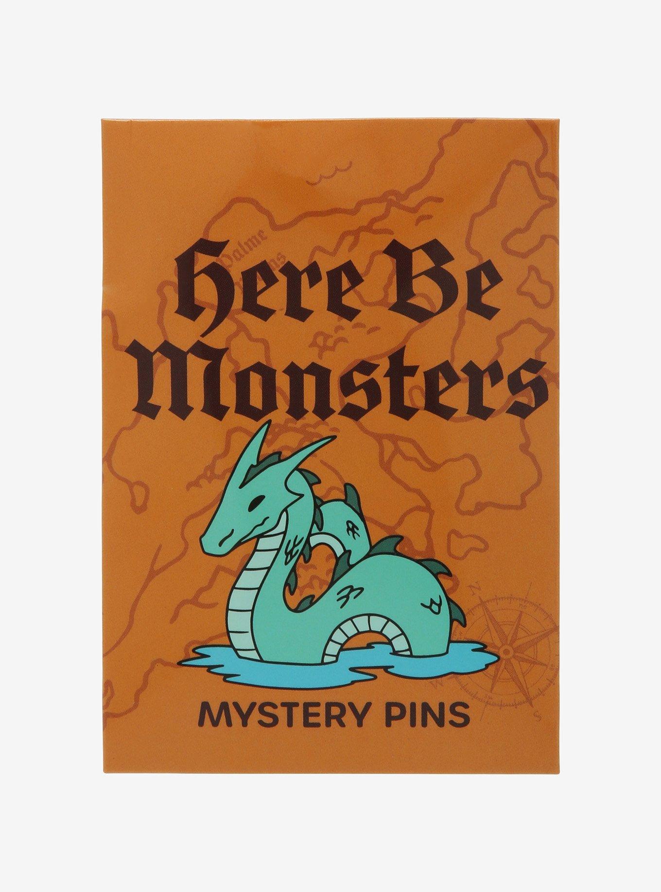 Mythical Creatures Blind Bag Glitter Enamel Pin, , alternate