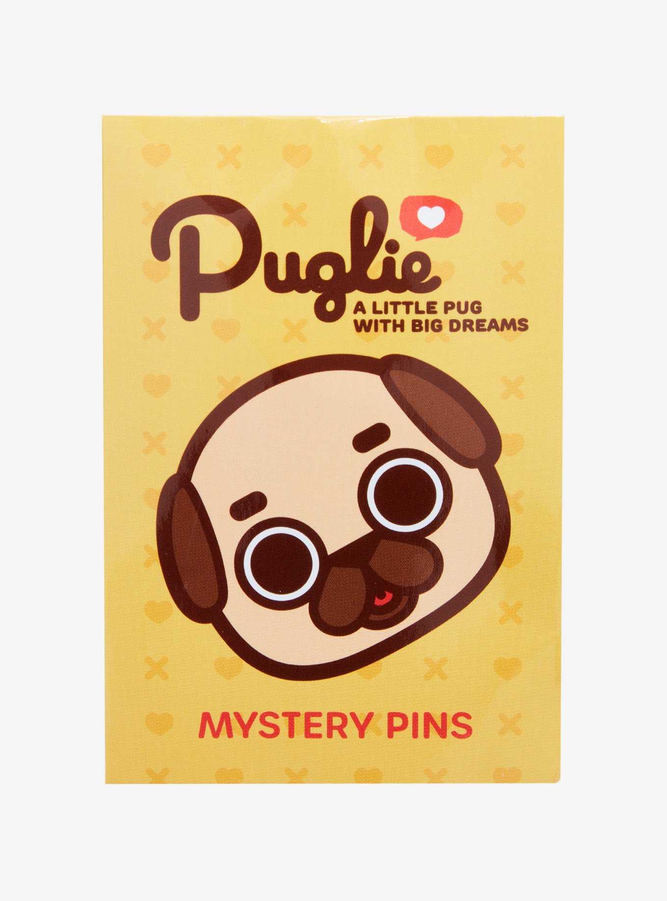 Puglie Pug Blind Bag Enamel Pin, , hi-res