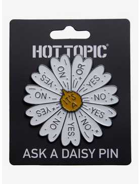 Daisy Yes Or No Spinner Enamel Pin, , hi-res