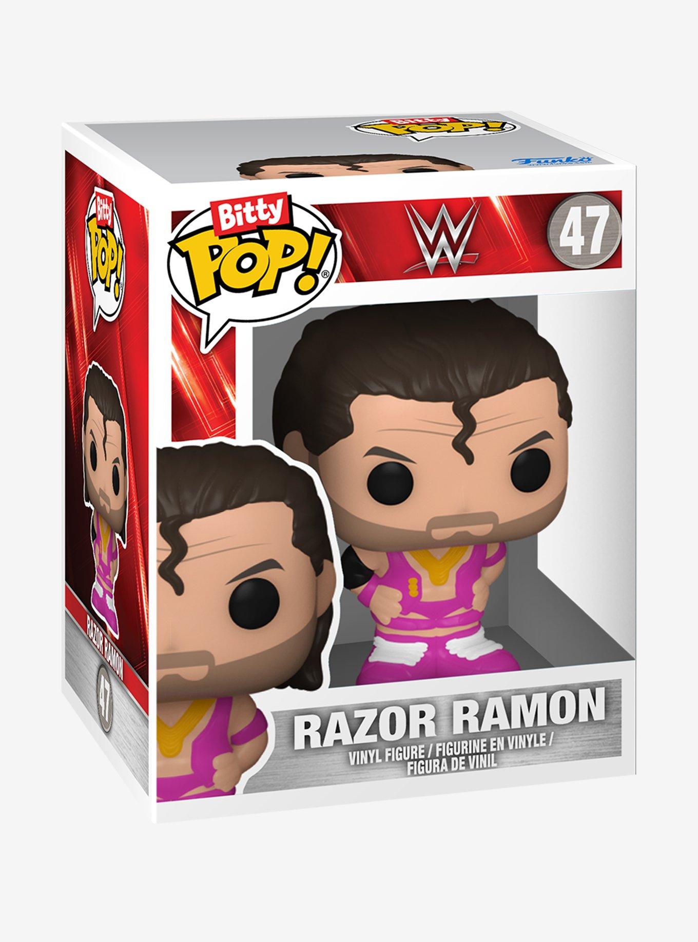 Funko WWE Bitty Pop! Razor Ramon & More Vinyl Figure Set, , alternate
