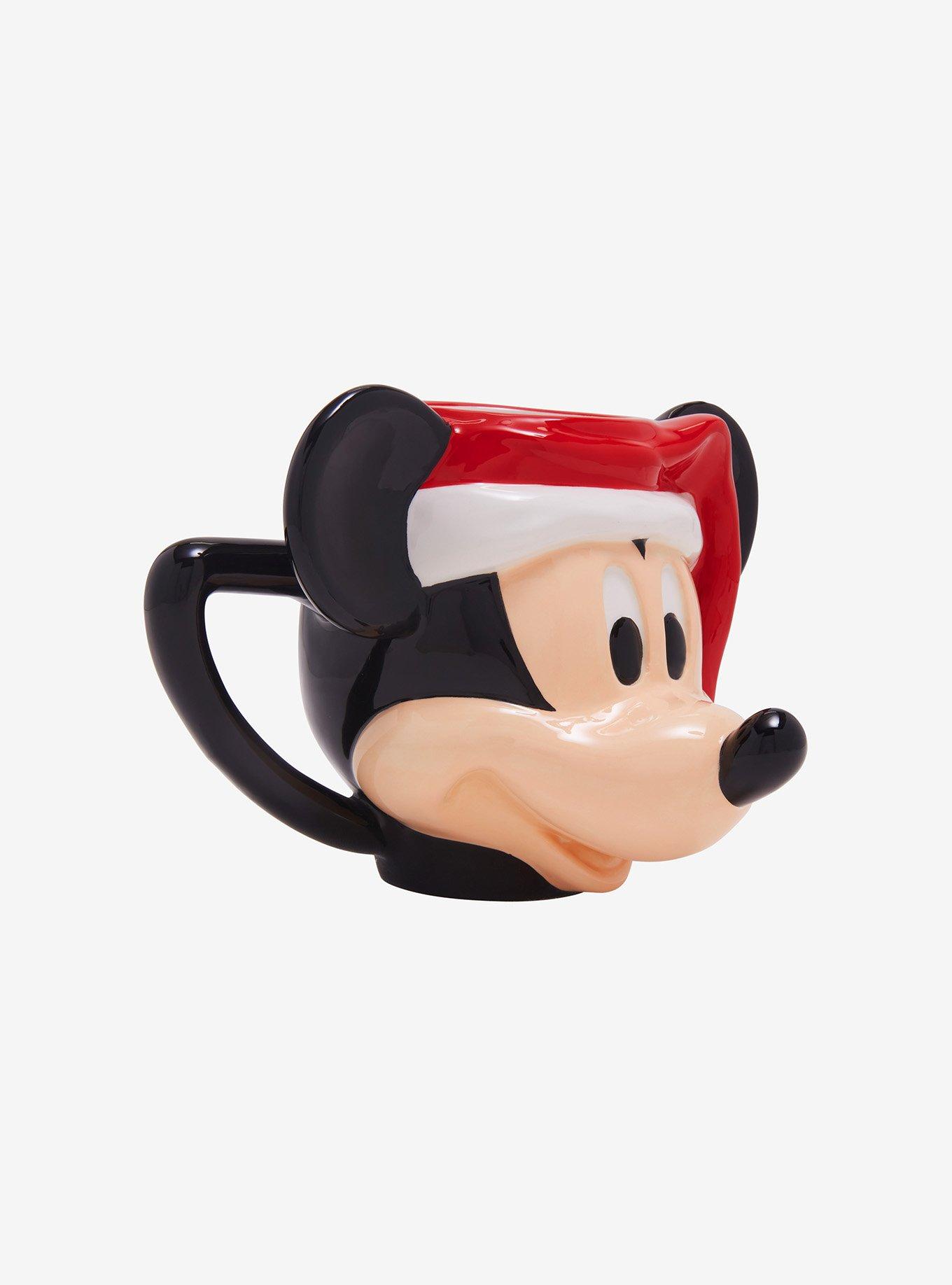 Disney Mickey Mouse Santa Head Mug, , alternate