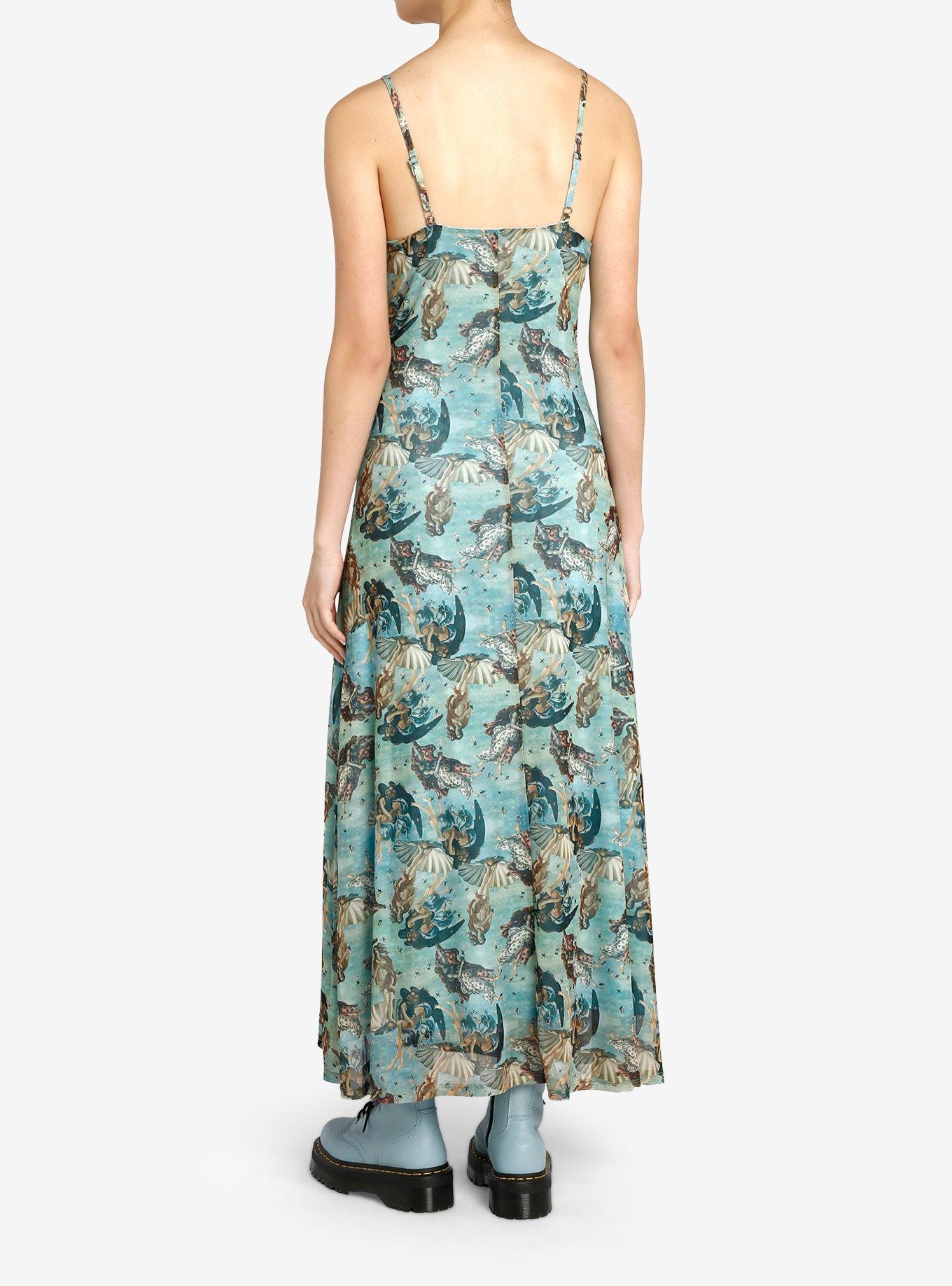 Sweet Society Birth Of Venus Mesh Maxi Dress, BROWN, alternate