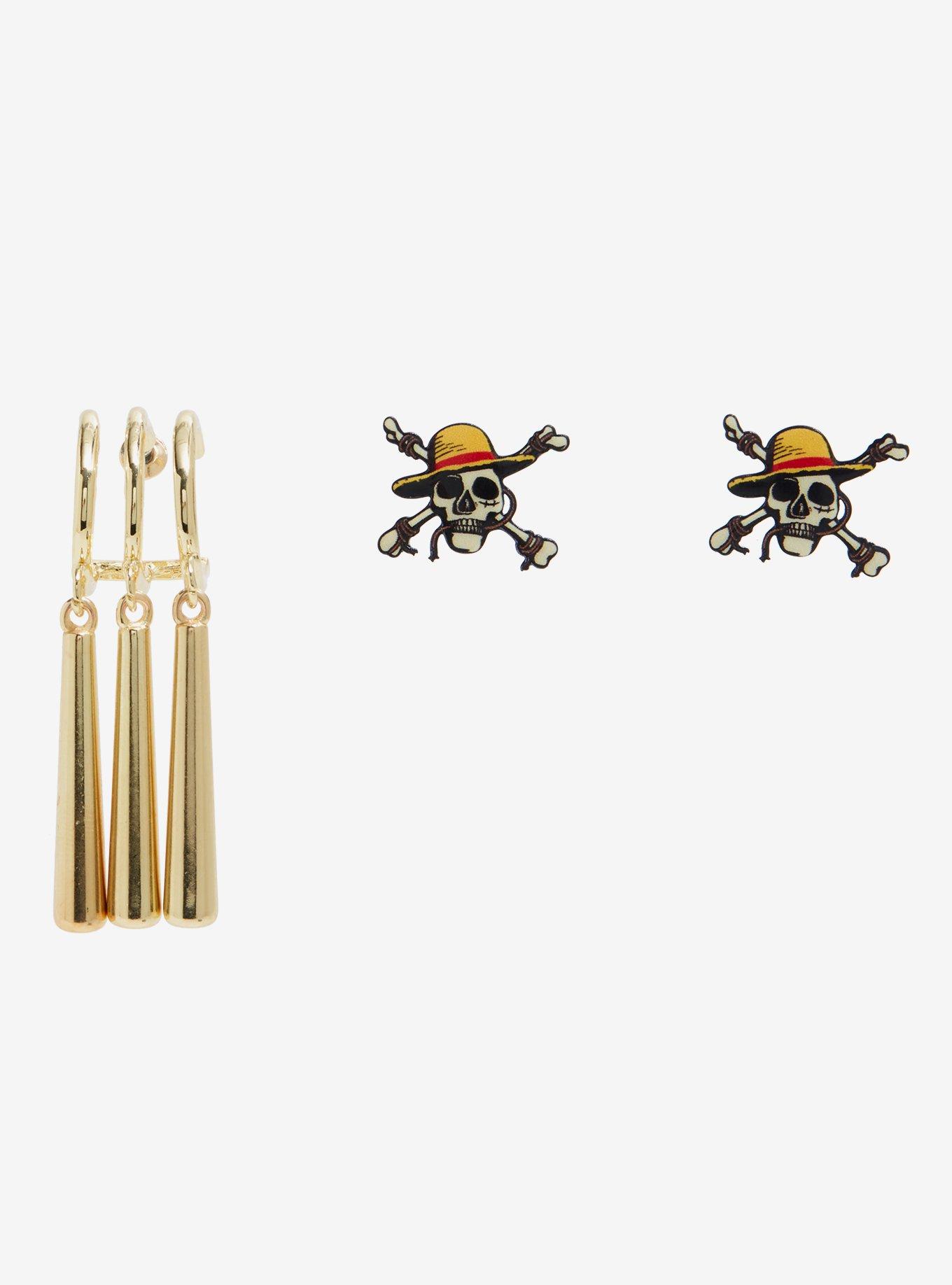 One Piece Roronoa Zoro Earring Set - BoxLunch Exclusive, , hi-res