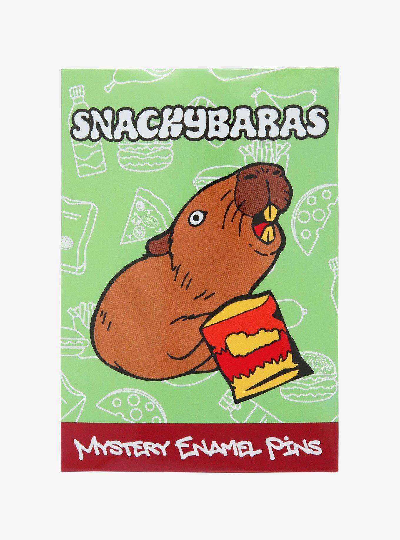 Capybara Snacks Blind Bag Enamel Pin, , alternate