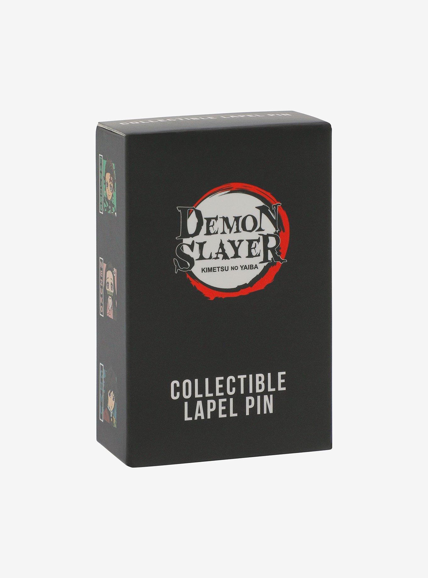 Demon Slayer: Kimetsu No Yaiba Square Name Blind Box Enamel Pin, , hi-res