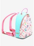 Sanrio Emo Kyun Plaid Charm Mini Backpack — BoxLunch Exclusive, , alternate