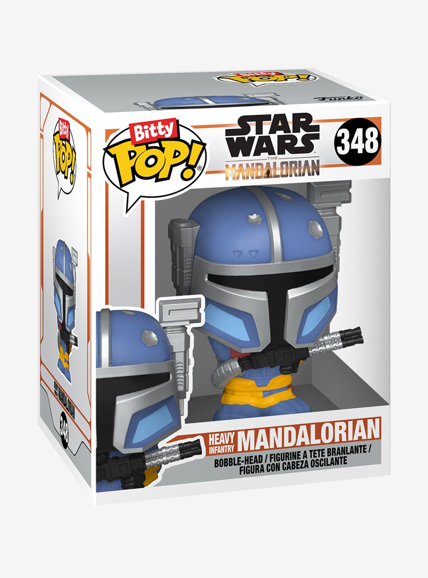 Funko Star Wars The Mandalorian Bitty Pop! Heavy Infantry Mandalorian & More Vinyl Figure Set