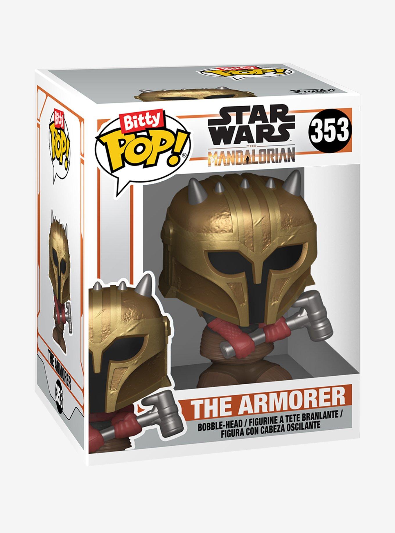 Funko Star Wars The Mandalorian Bitty Pop! Heavy Infantry Mandalorian & More Vinyl Figure Set, , alternate