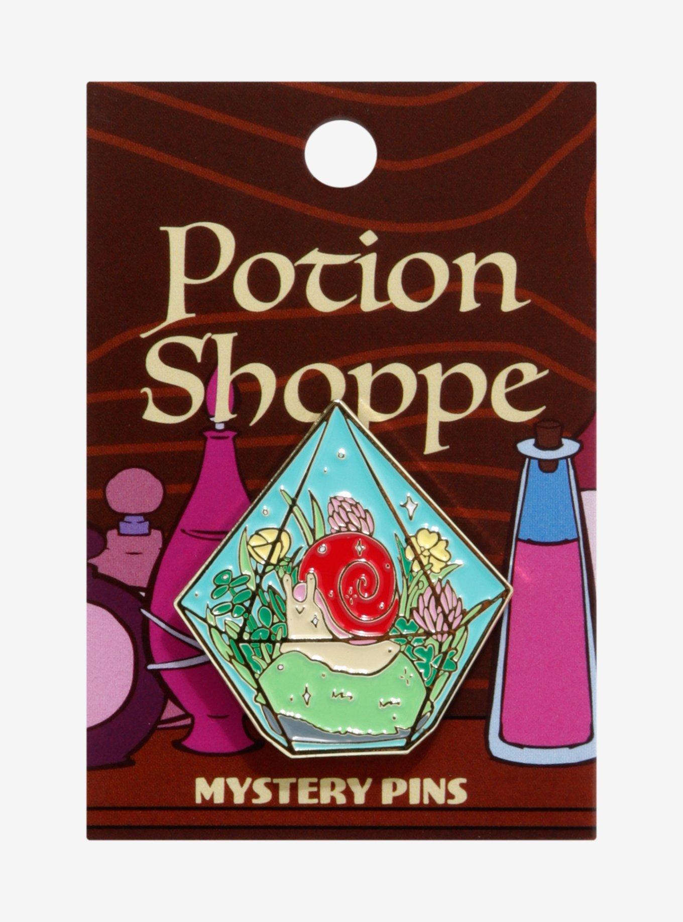 Snail Terrarium Enamel Pin, , alternate