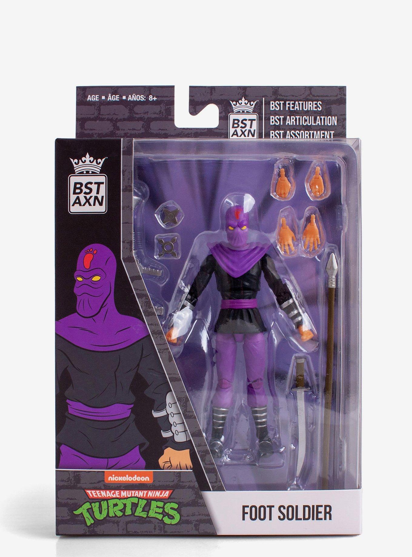The Loyal Subjects BST AXN Teenage Mutant Ninja Turtles Foot Soldier Action Figure, , alternate