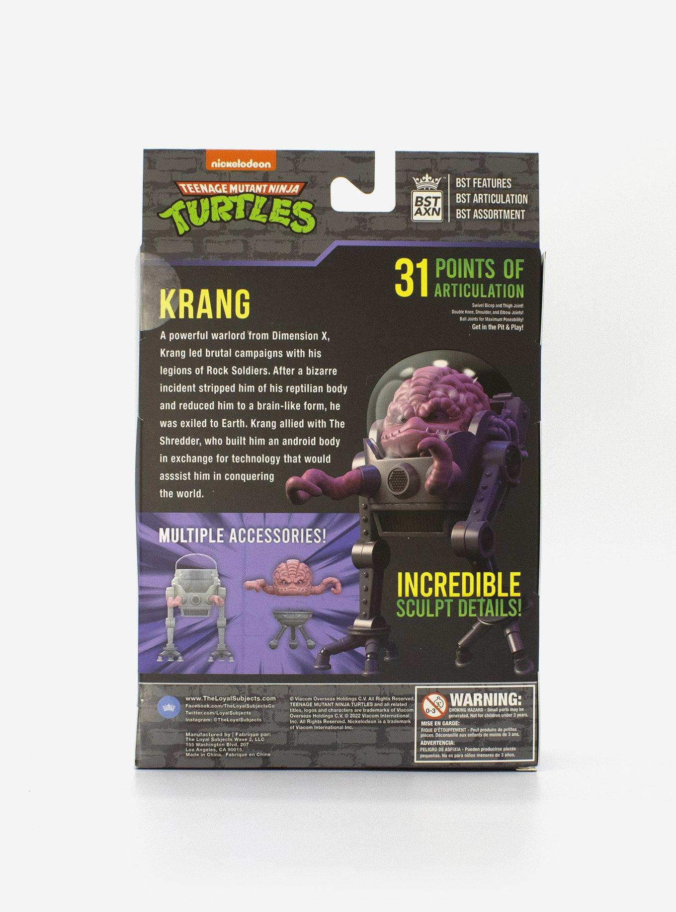 The Loyal Subjects BST AXN Teenage Mutant Ninja Turtles Krang Action Figure, , alternate