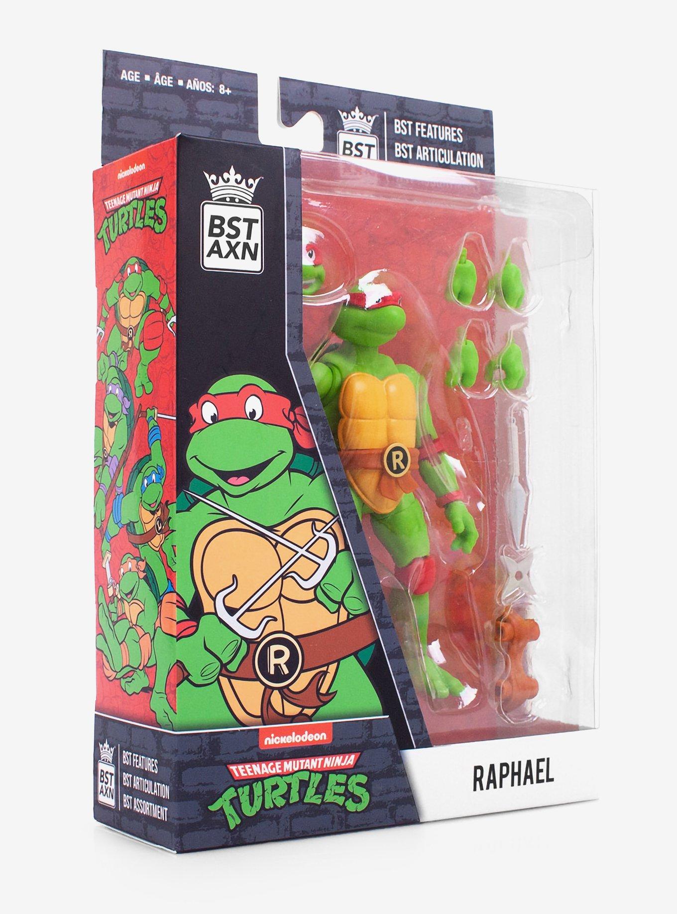 The Loyal Subjects BST AXN Teenage Mutant Ninja Turtles Raphael Action Figure, , alternate