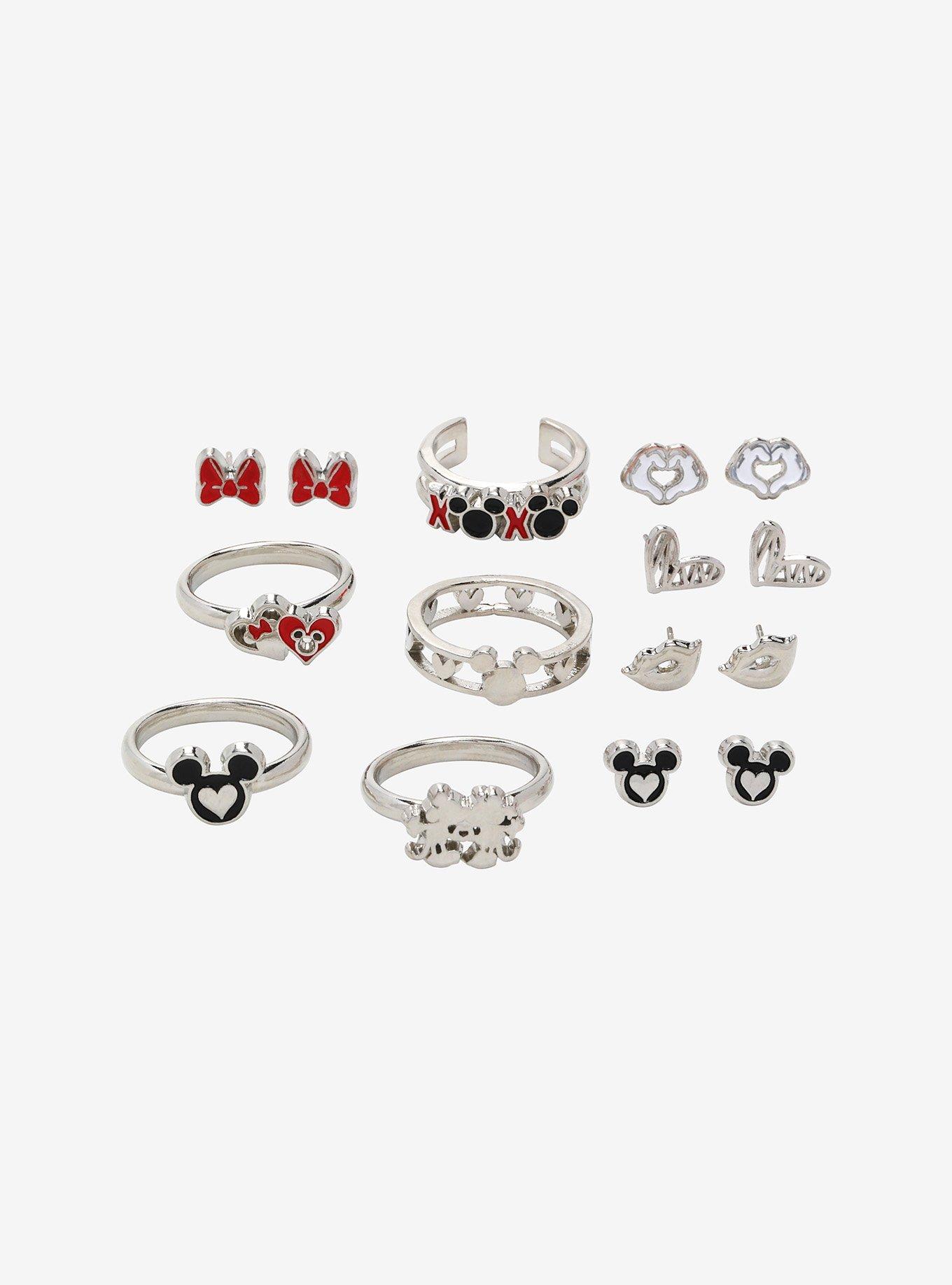 Disney Mickey & Minnie Silver Jewelry Set - BoxLunch Exclusive