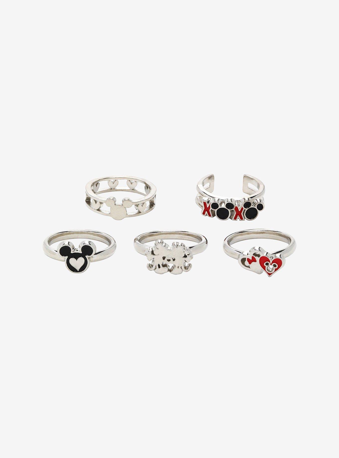 Disney Mickey & Minnie Silver Jewelry Set - BoxLunch Exclusive