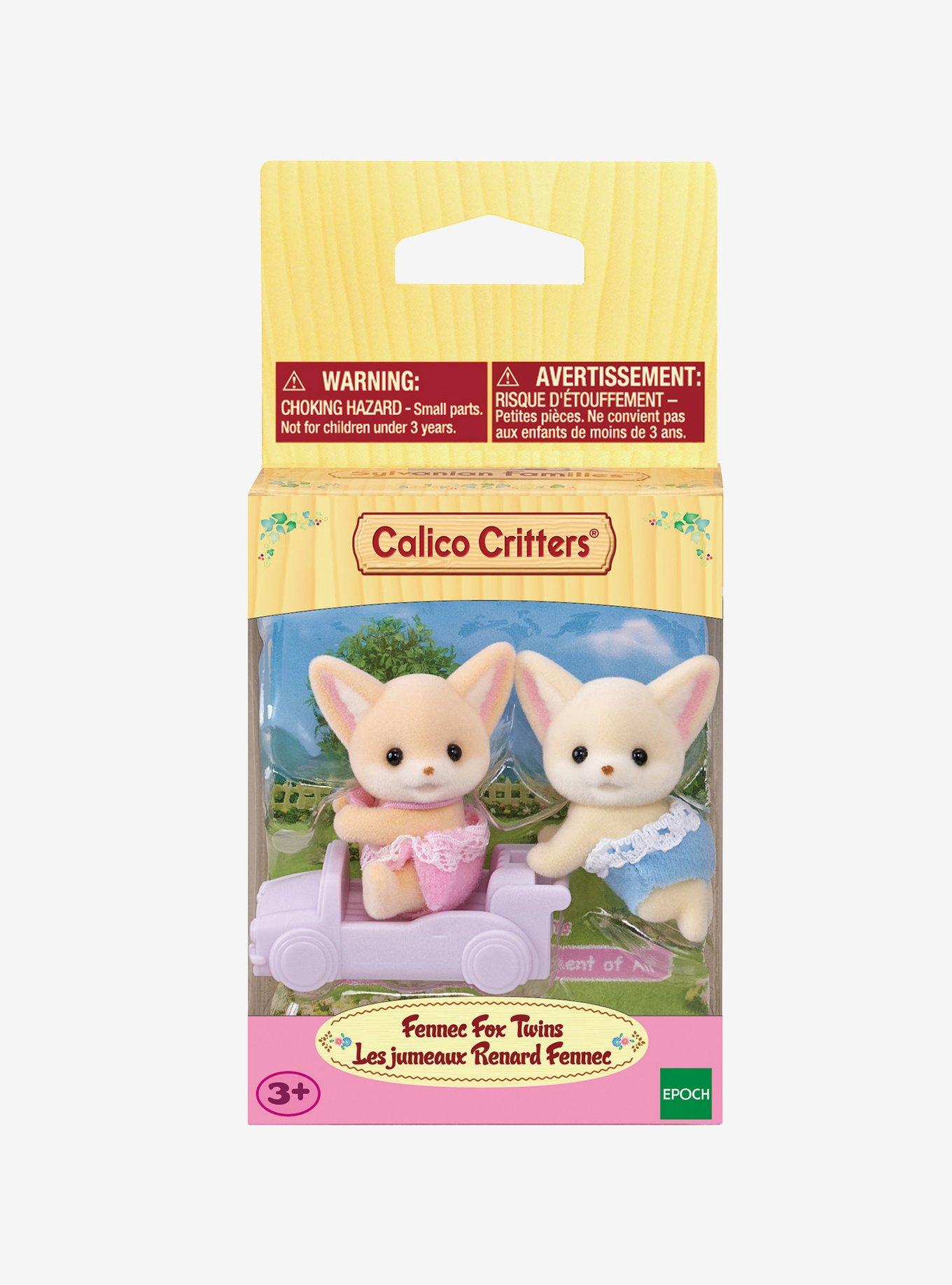 Calico Critters Fennec Fox Twins Figure Set, , alternate