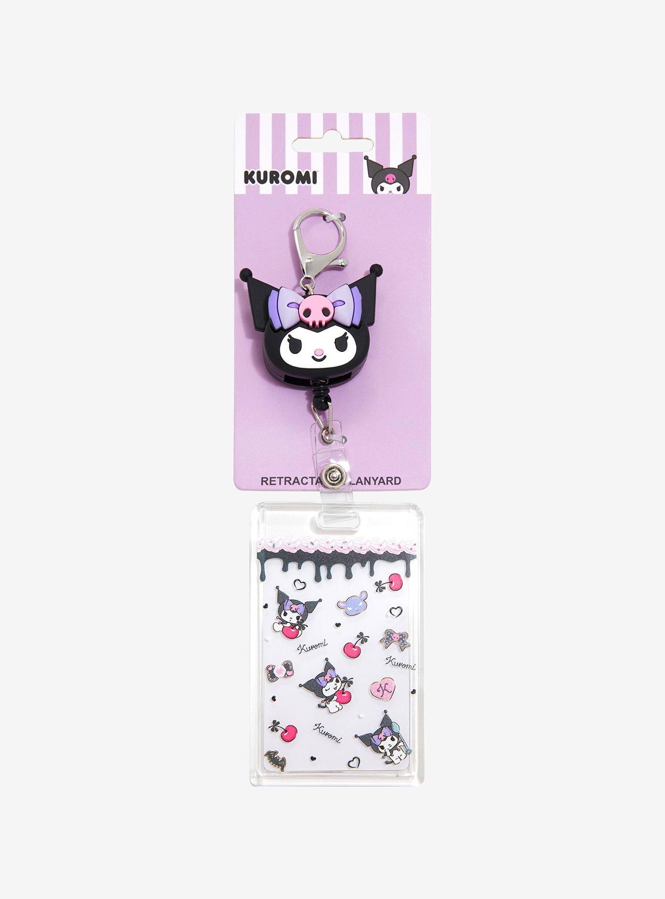 Sanrio Kuromi Figural Retractable Lanyard, , alternate