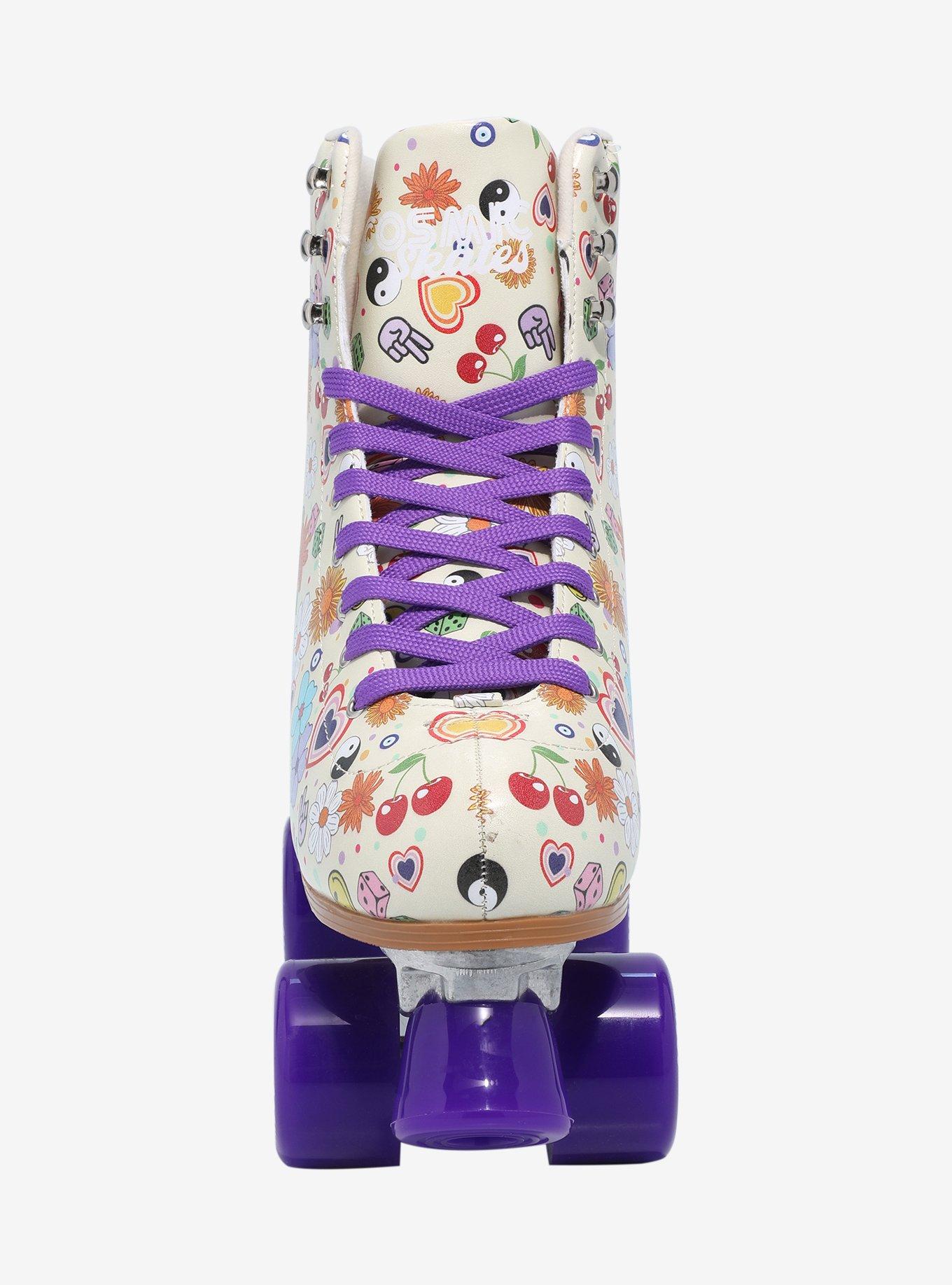 Cosmic Skates Groovy Trippy Icons Roller Skates, MULTI, alternate