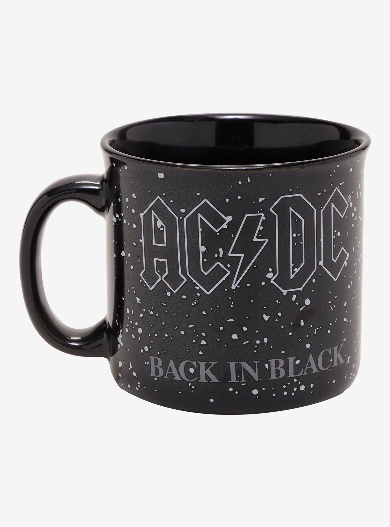 AC/DC Back In Black Speckled Camper Mug, , hi-res