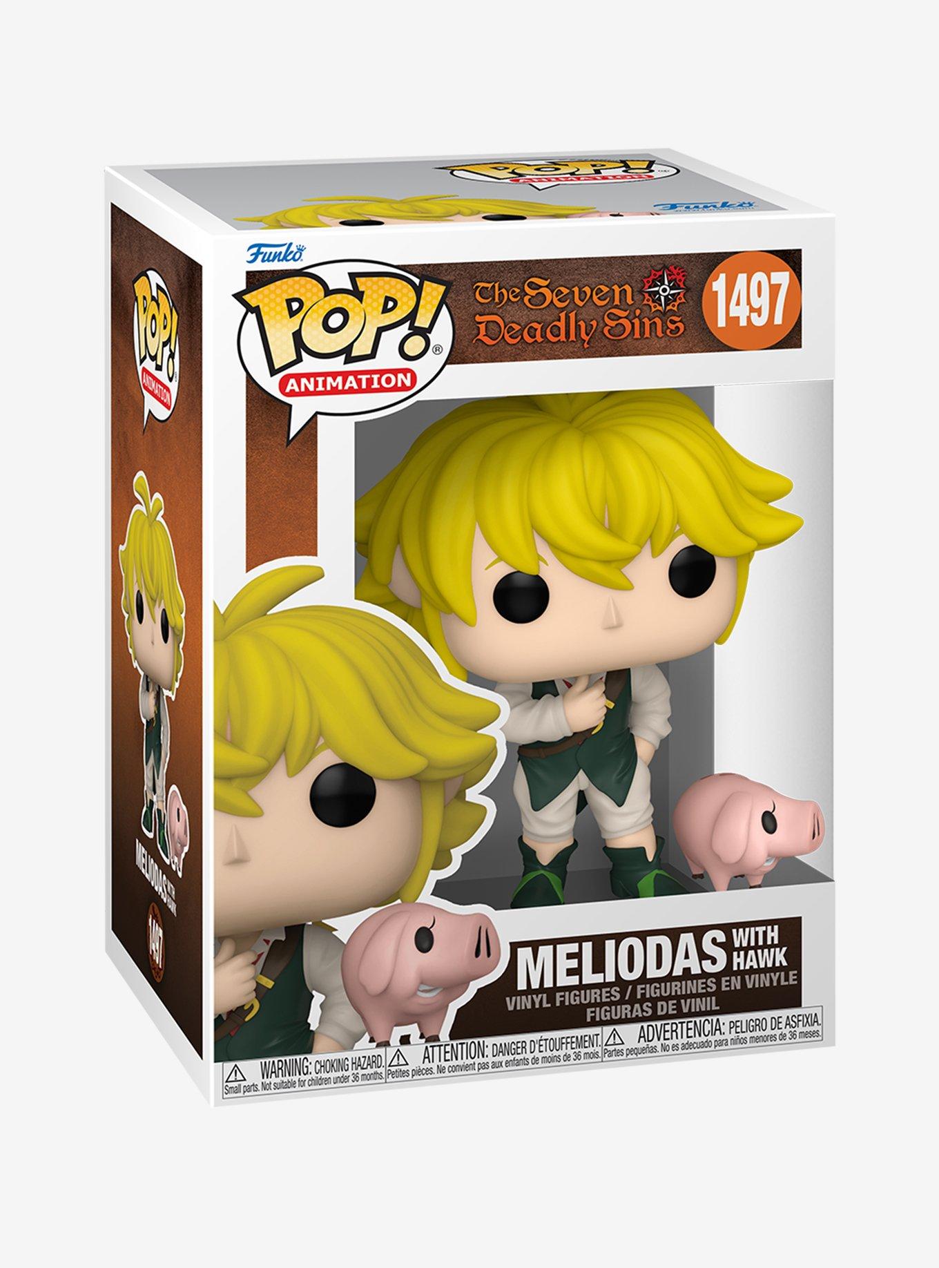 Funko Pop! Animation The Seven Deadly Sins Meliodas with Hawk Vinyl Figure, , alternate