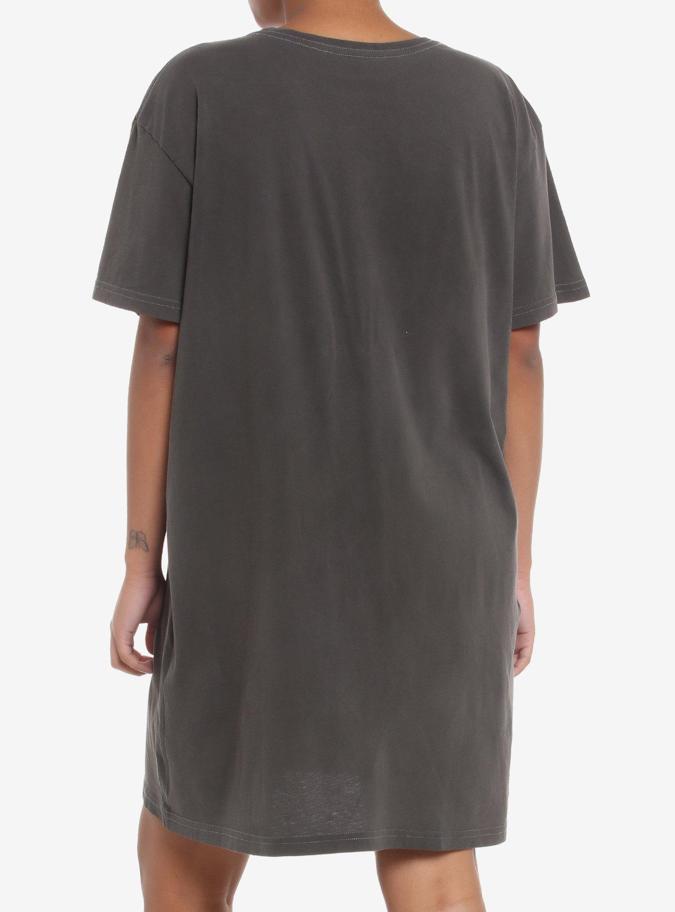 Ice Nine Kills Dripping Face T-Shirt Dress, GREY, alternate