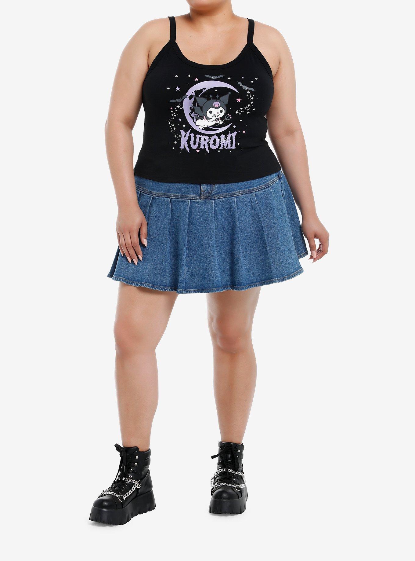 Kuromi Celestial Rhinestone Girls Tank Top Plus Size, , hi-res