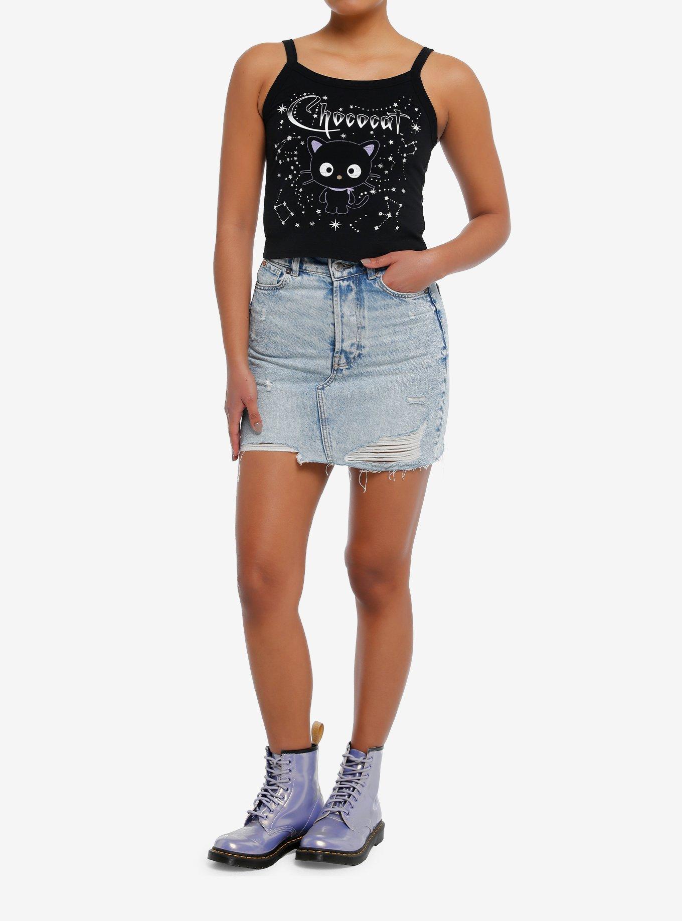 Chococat Celestial Foil Girls Crop Cami, MULTI, alternate