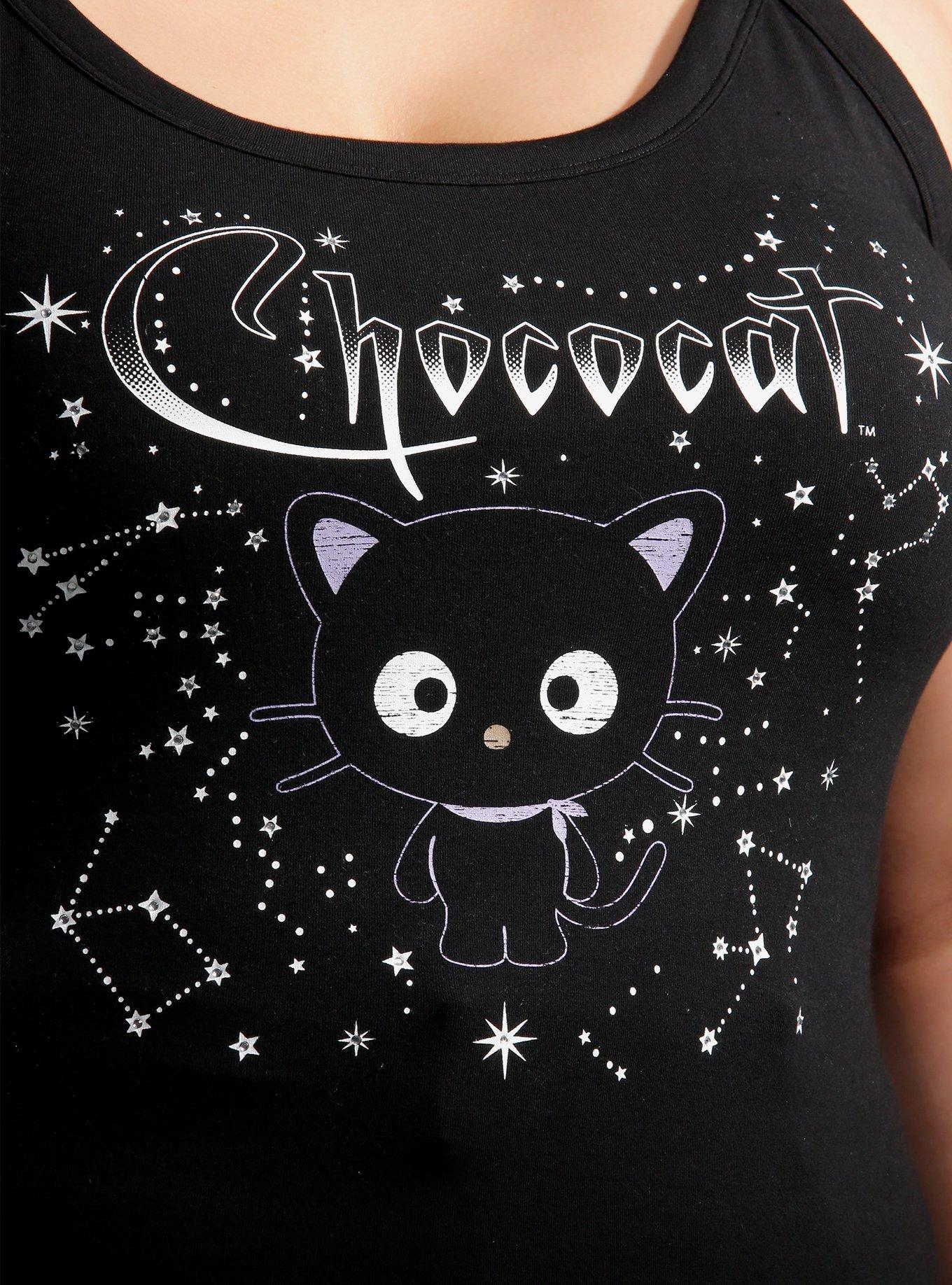 Chococat Celestial Foil Girls Crop Cami Plus Size, MULTI, alternate