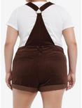 The Lord Of The Rings The One Ring Corduroy Shortalls Plus Size, BROWN, alternate