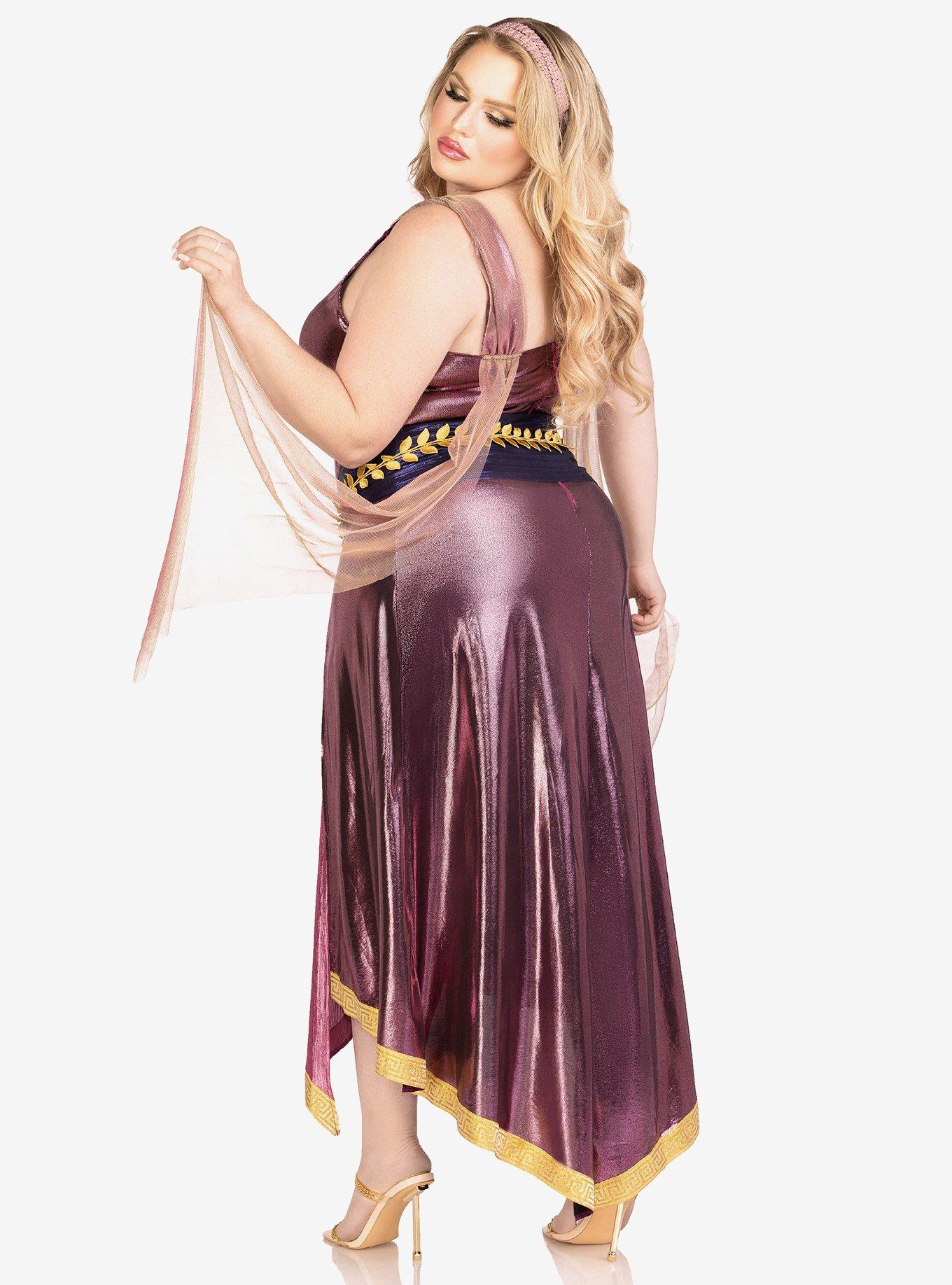 Amethyst Goddess Costume Plus Size, MULTI, alternate