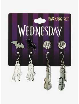 Wednesday Icons Earring Set - BoxLunch Exclusive, , hi-res