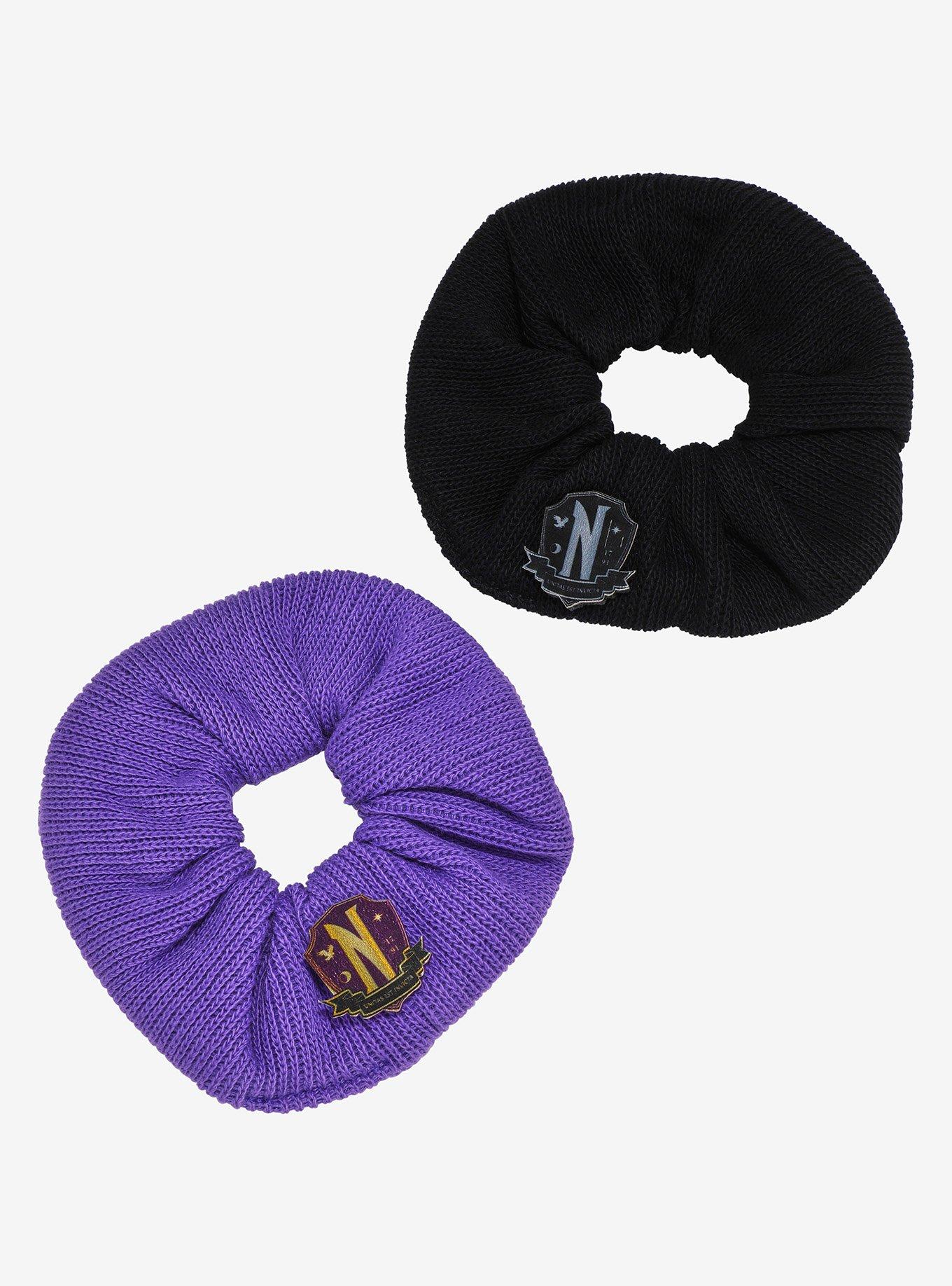 Wednesday Nevermore Academy Scrunchy Set - BoxLunch Exclusive, , alternate
