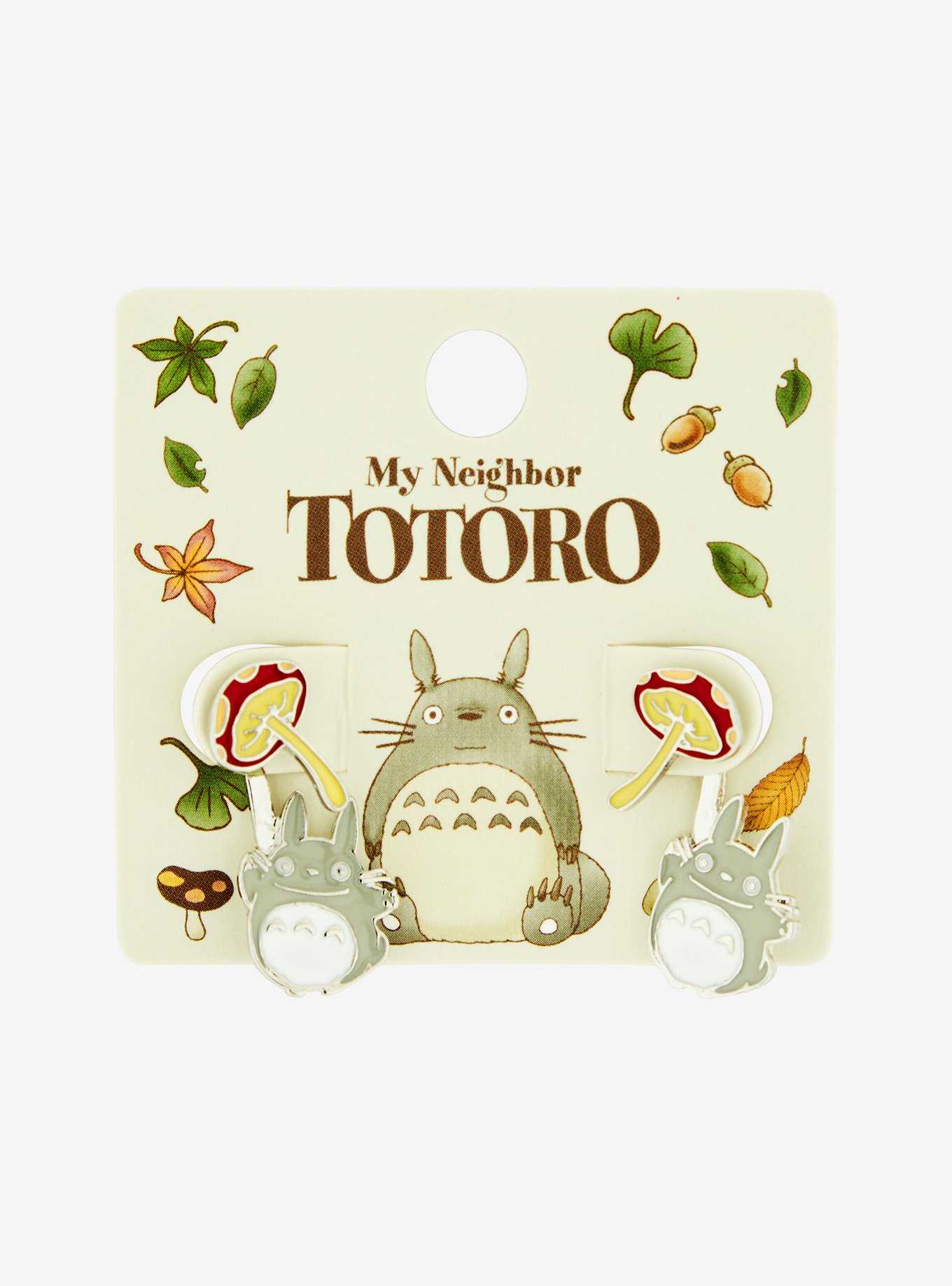 Studio Ghibli My Neighbor Totoro Mushroom Earrings - BoxLunch Exclusive, , hi-res
