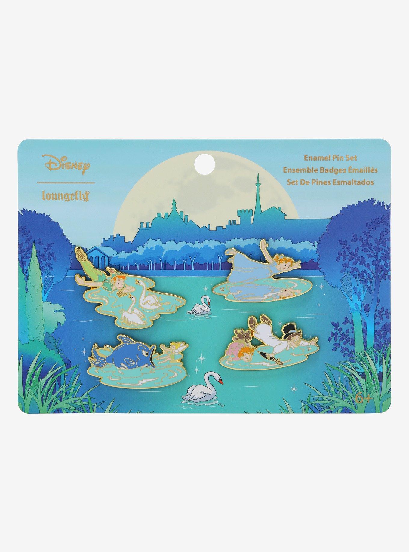 Loungefly Disney Peter Pan You Can Fly Enamel Pin Set, , alternate