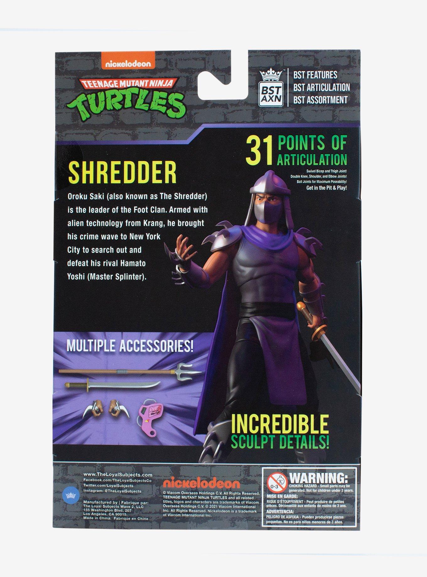 The Loyal Subjects Teenage Mutant Ninja Turtles Shredder BST AXN Action Figure, , alternate
