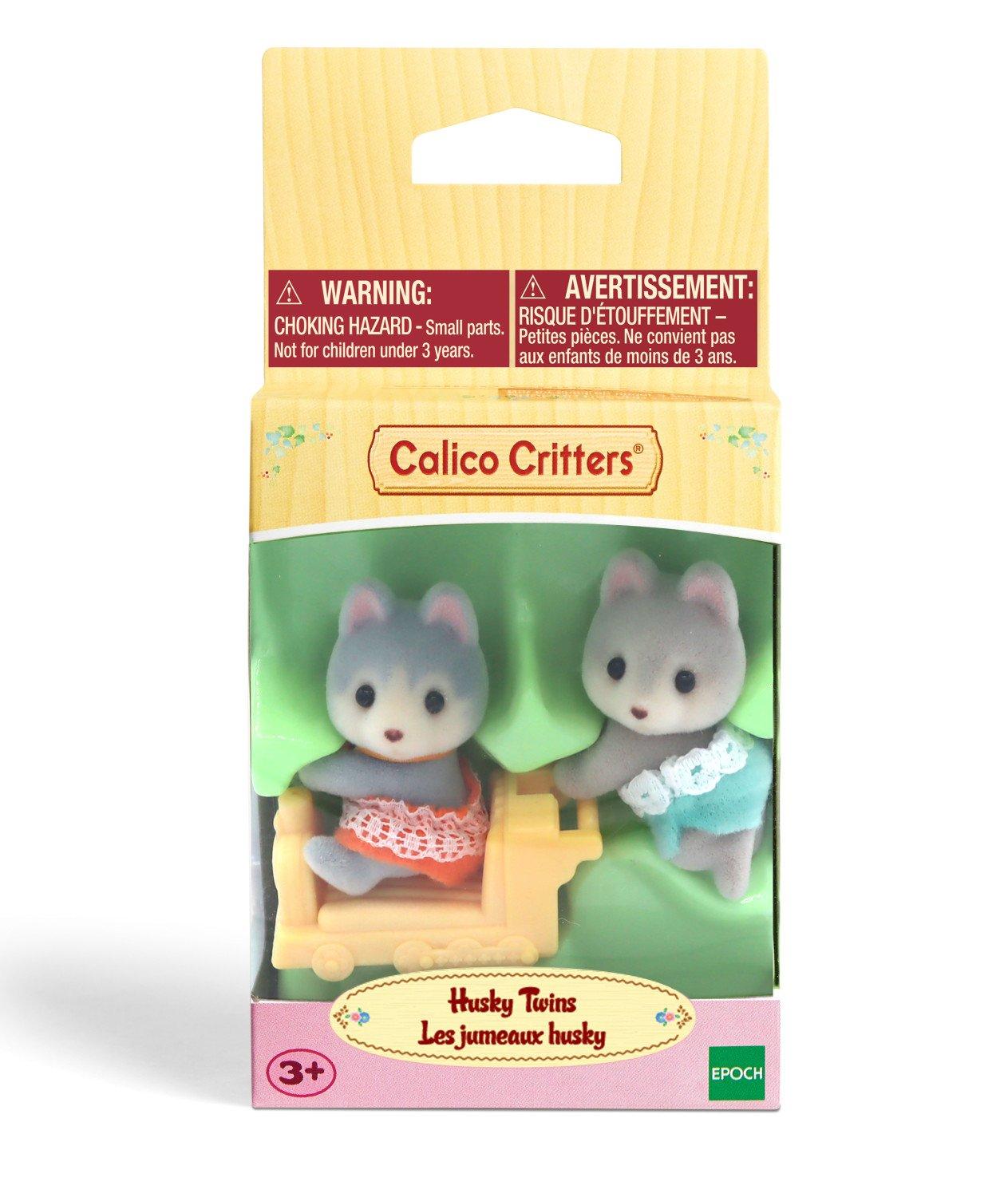 Calico Critters Husky Twins Figure Set, , hi-res