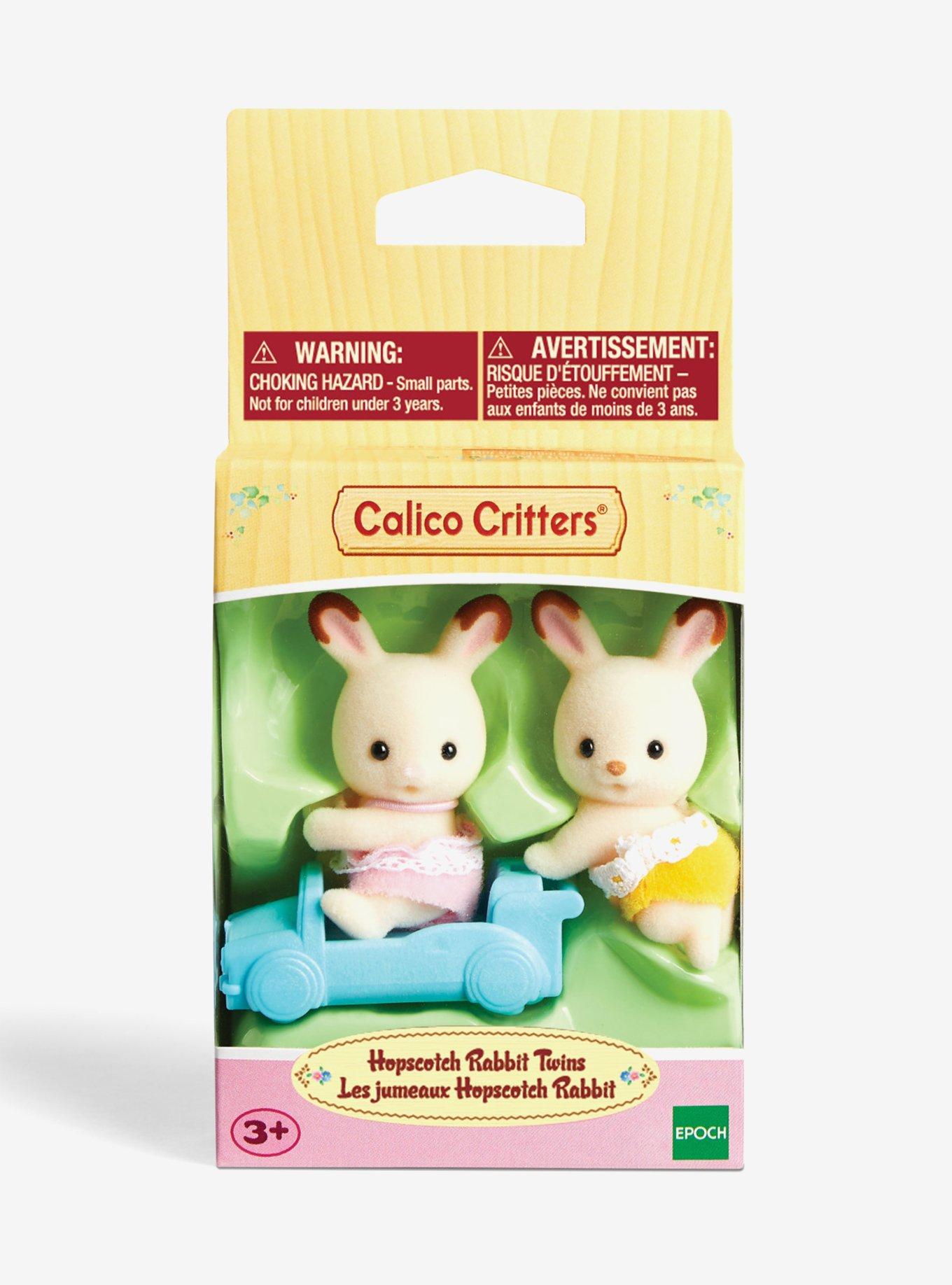 Calico Critters Hopscotch Rabbit Twins Figure Set, , alternate
