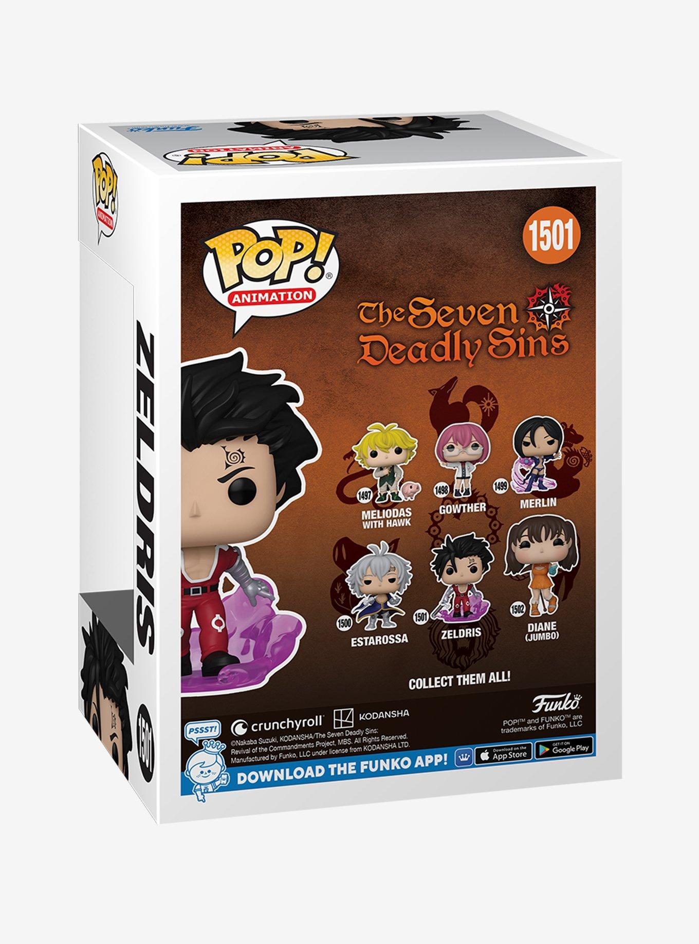 Funko Pop! Animation The Seven Deadly Sins Zeldris Vinyl Figure, , alternate