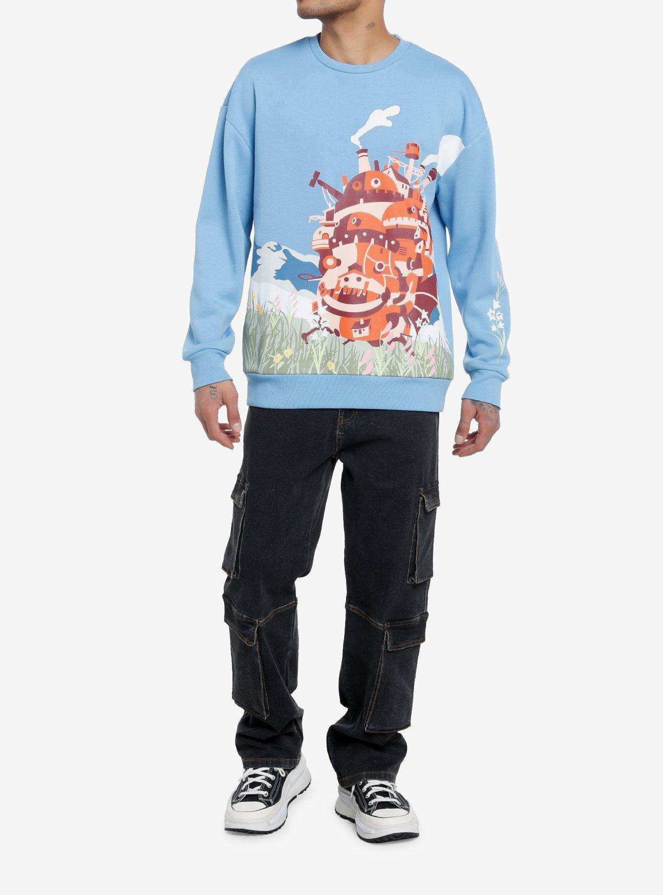 Our Universe Studio Ghibli Howl's Moving Castle Jumbo Castle Print Sweatshirt, , hi-res